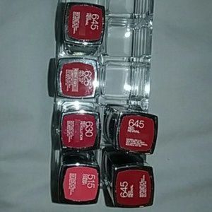 Mabelline color sensation "reds" lot of 6